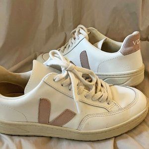 Vejas V-12 pink and white sneakers